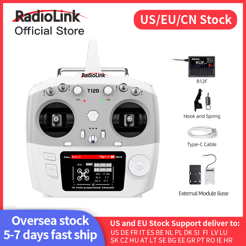 Drone Gimbal Controller - Radiolink T12D ELRS Transmissor de 12