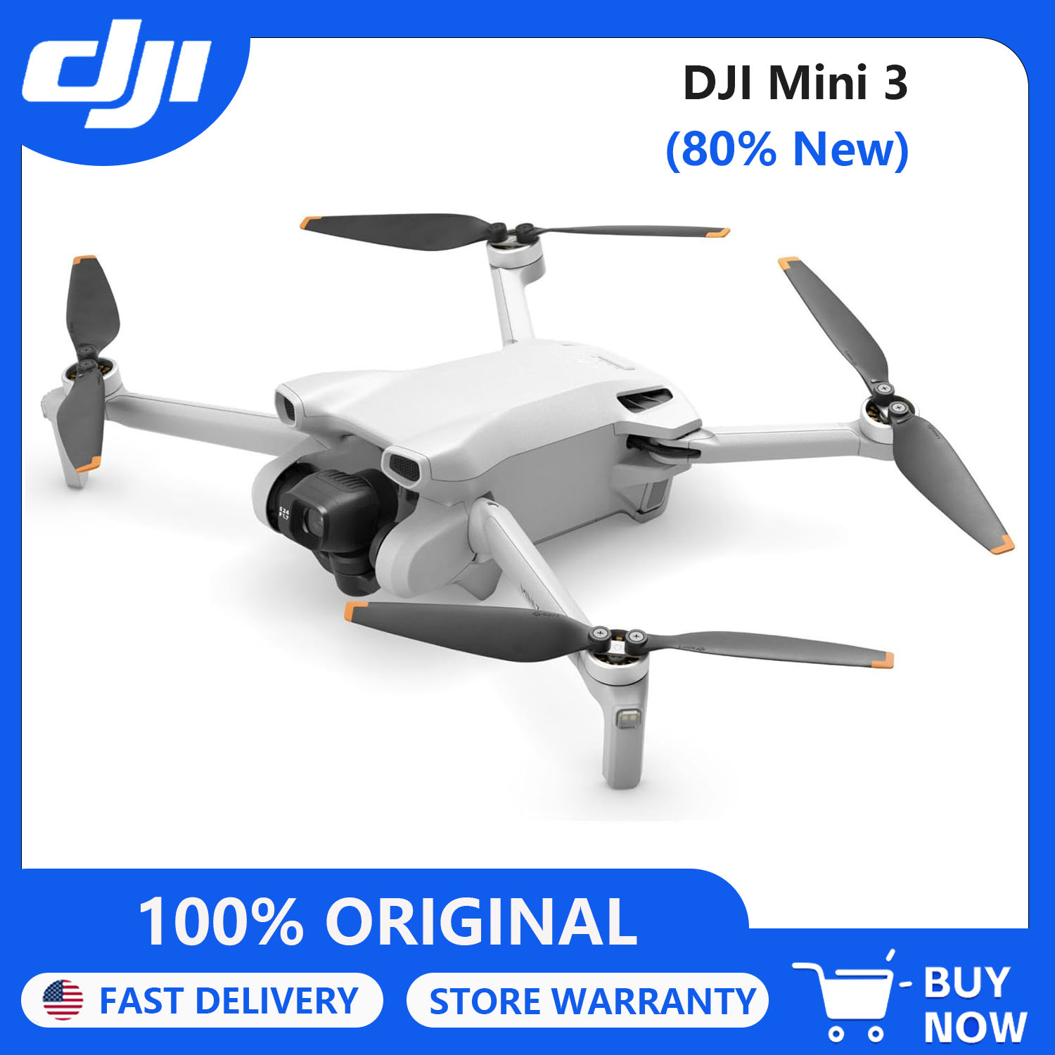 Drones DJI Mini 3 com Câmera p - Drone Gimbal 3 Axis avaliação e preço