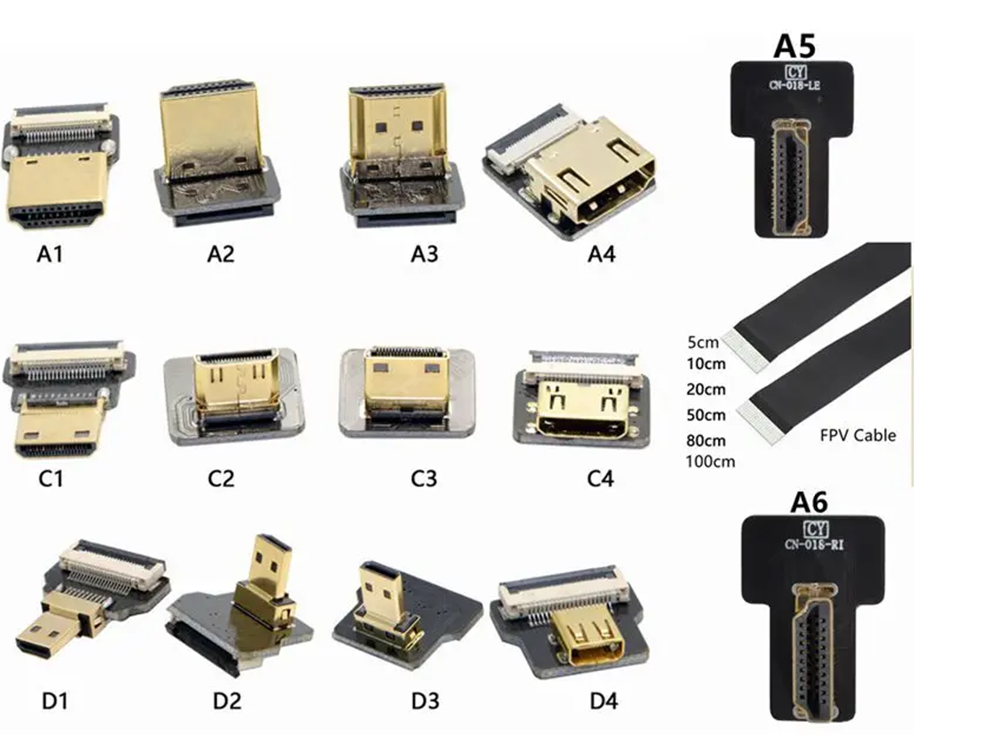 FPV Micro Mini HDMI-compat Con - Drone Gimbal For Gopro avaliação e preço