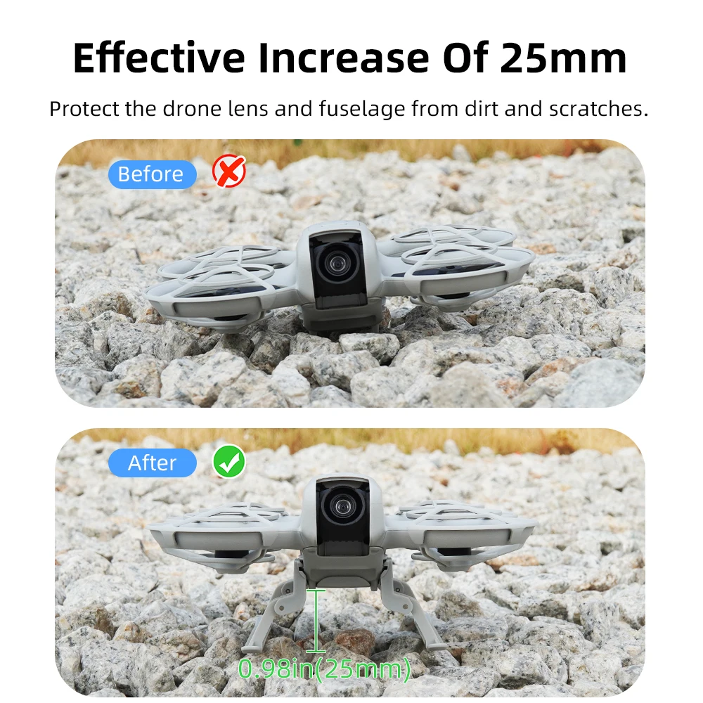 Trem de pouso dobrável para dj - Drone Gimbal Mount avaliação e preço