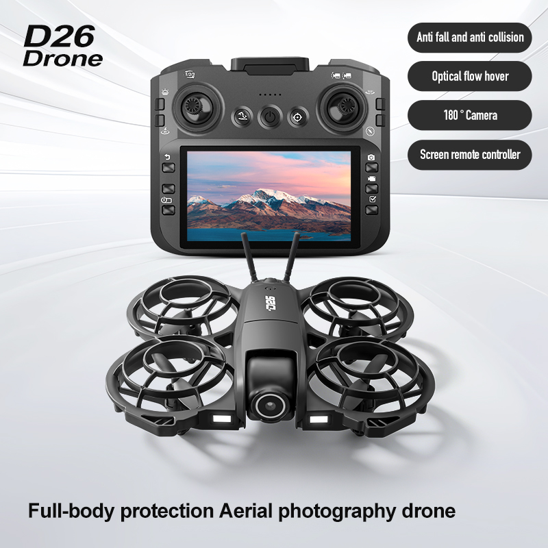 Drone D26 4K Aéreo HD 180 °    - Drone Gimbal 2 Axis avaliação e preço