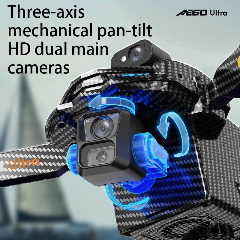 Drone Ultra Profissional AERC  - Drone Gimbal 3 Axis avaliação e preço