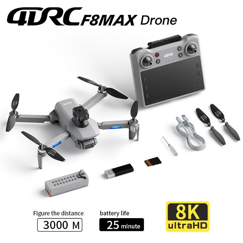 F8 max gps drone profissional  - Drone Gimbal Brushless avaliação e preço