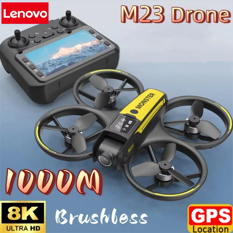 Drone Lenovo M23 HD 8K com Câm - Drone Gimbal 2 Axis avaliação e preço
