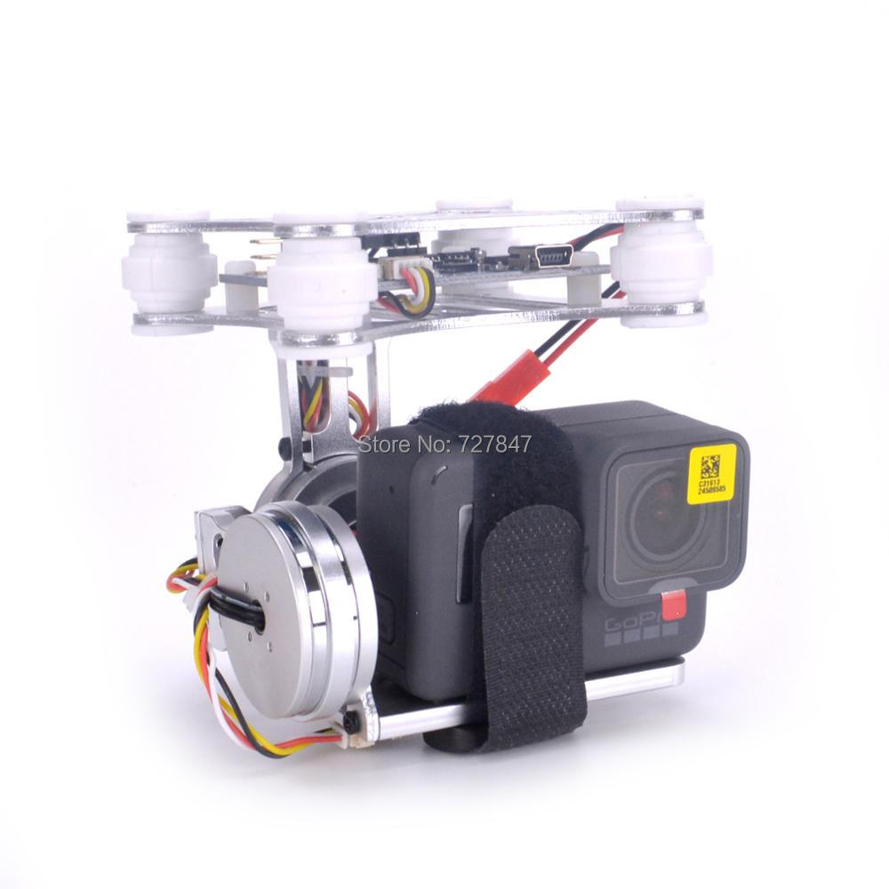 Placa rtf fpv 3 eixos/leve, gi - Drone Gimbal For Gopro Hero avaliação e preço