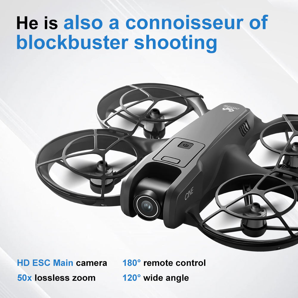 V666 dobrável mini drone 4k câ - Drone Gimbal Brushless avaliação e preço