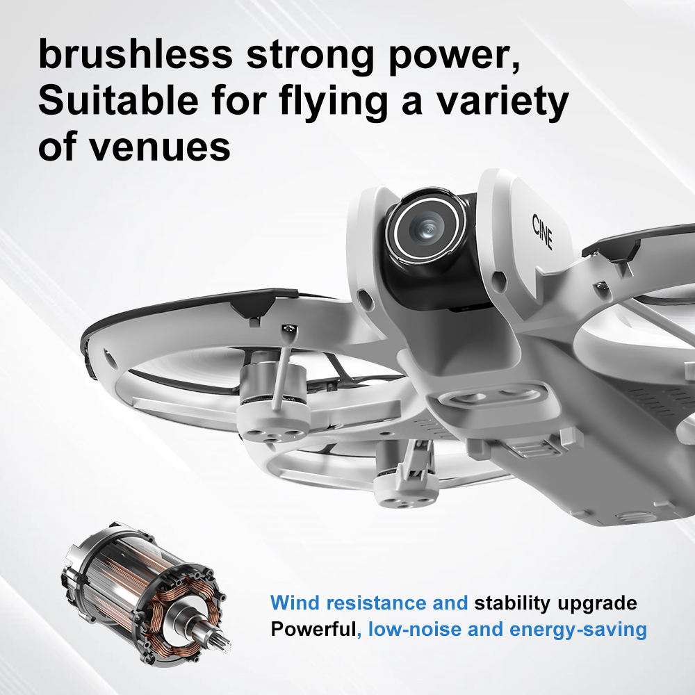 V666 dobrável mini drone 4k câ - Drone Gimbal Brushless avaliação e preço