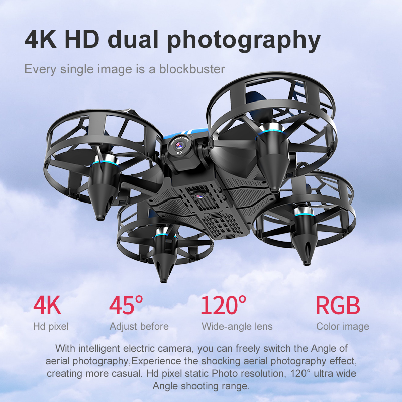 NEW Mini Drone 812PRO professi - Drone Gimbal 2 Axis avaliação e preço